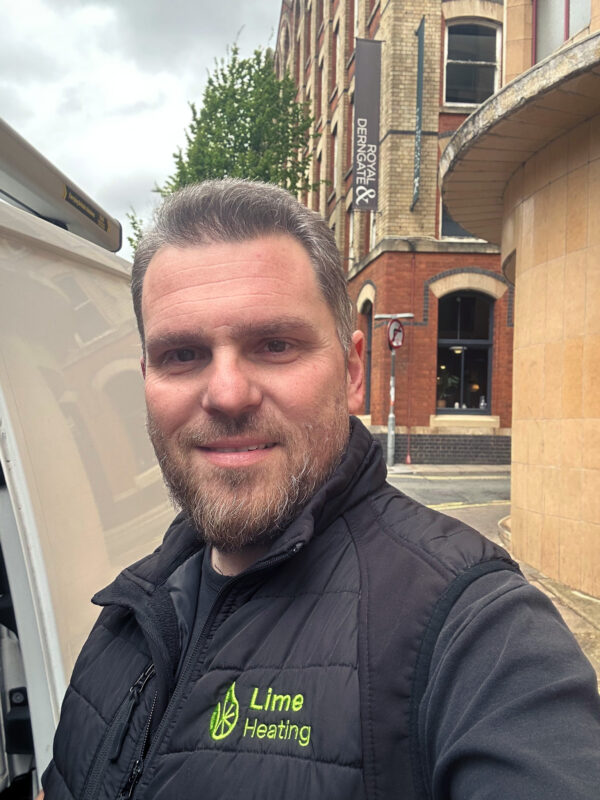 Lime Heating engineer in central Northampton, in front of the Royal and Derngate theatre