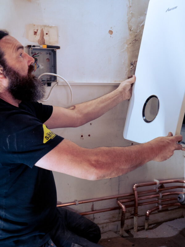 Worcester boiler install combi swap