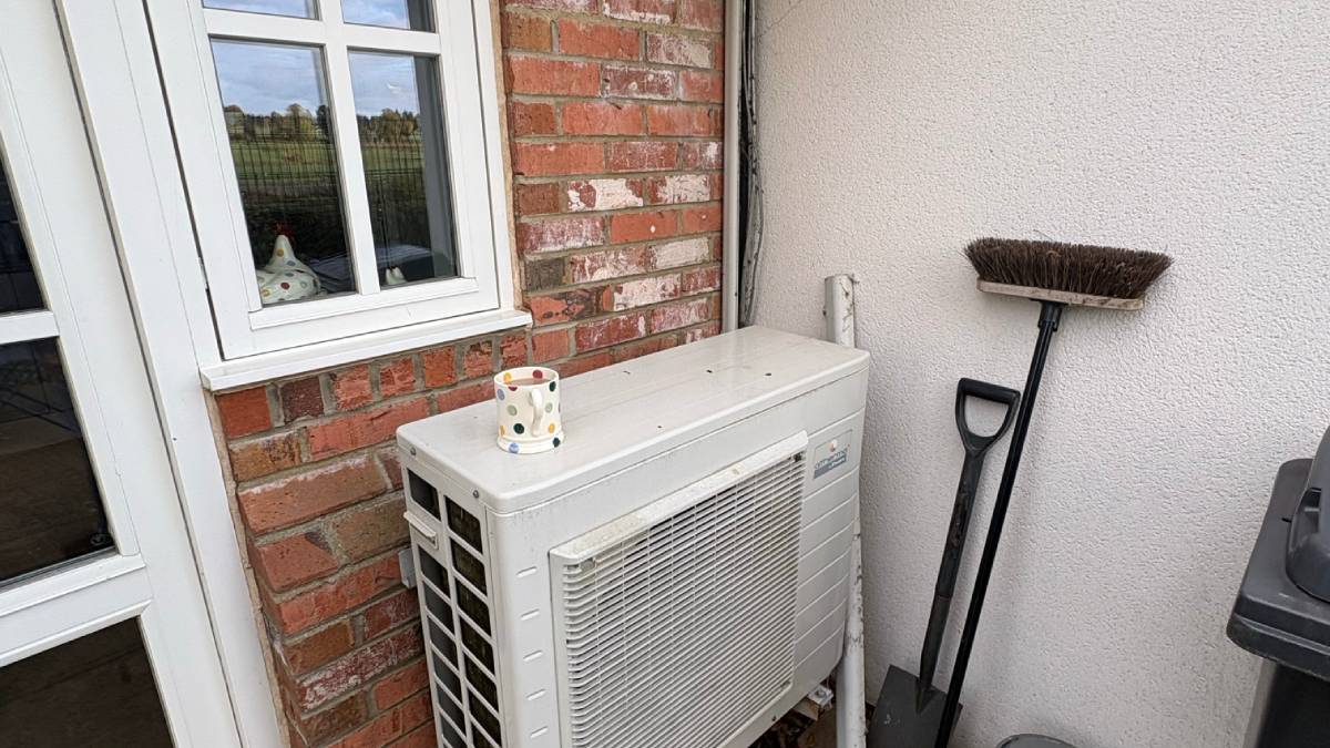 outside heating unit